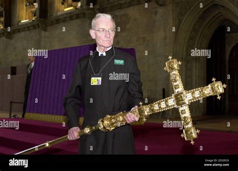 The Deans Verger At Westminster Abbey David Dorey Carries The Abbeys