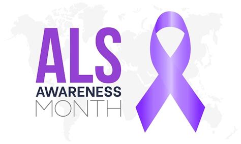 Premium Vector Als Awareness Month In Every May Annual Health