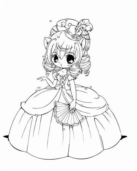 Menina Kawaii 8 Para Colorir Imprimir E Desenhar Colorir Me