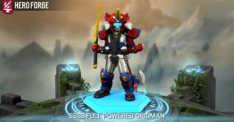 Ssss Full Powered Gridman Made With Hero Forge