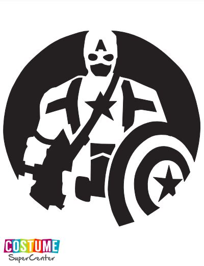 5 Free Avengers Pumpkin Carving Templates And Stencils Classy Mommy