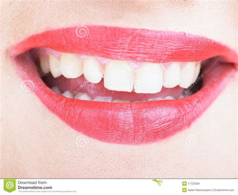 Wide Open Lips Smiling Royalty Free Stock Images Image