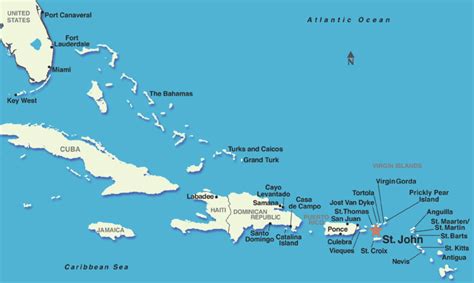 Miami Cruise Ports St John Us Virgin Islands
