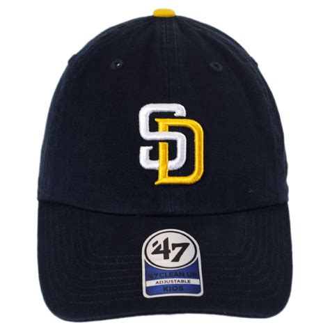 47 Brand San Diego Padres Mlb Kids Clean Up Baseball Cap Mlb Baseball Caps