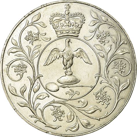 Queen Elizabeth Ii 1977 Silver Jubilee Commemorative Coin Aghipbacid