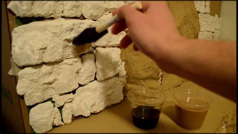 How To Make Rock Walls For Dioramas Or Layouts Youtube