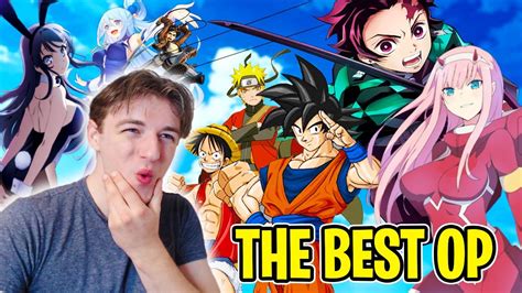 Non Anime Fan Reacts To The Best Anime Openings For The First Time