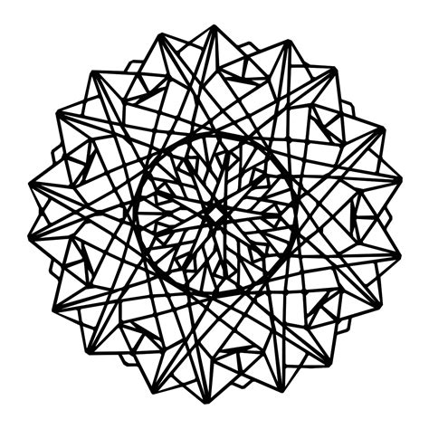 26 Best Ideas For Coloring Geometric Mandala Coloring Pages