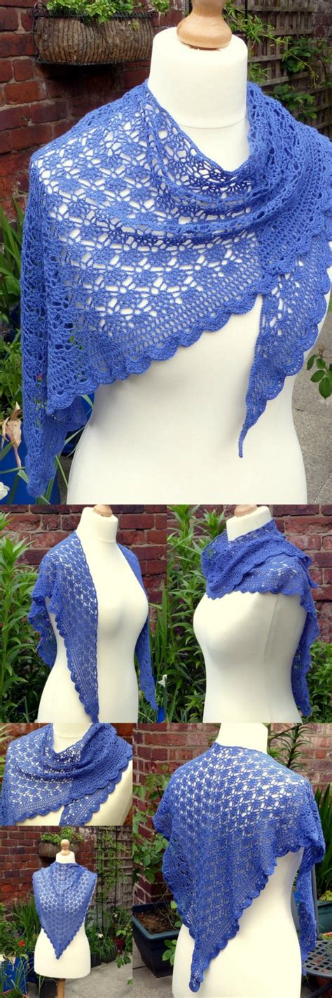 Find baby layette crochet patterns for pdf instant download or order by mail at maggiescrochet.com! Lace Shawl Crochet Mediterranean Pattern - Crochet News