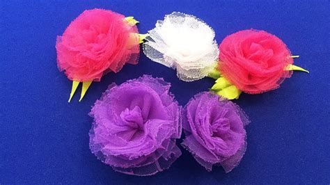 See, i told you she was back!;). DIY tulle flowers/Flor de tul/Цветок из фатина - YouTube