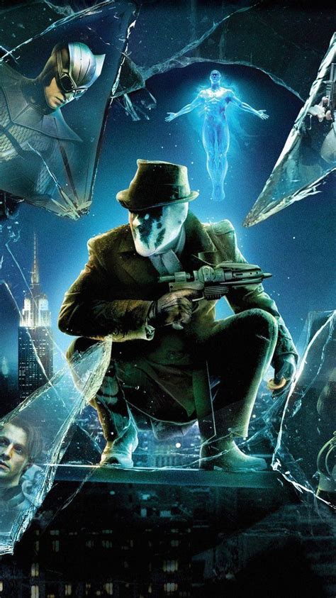In Watchmen (2009) the character of Rorschach is awesome, and I want to