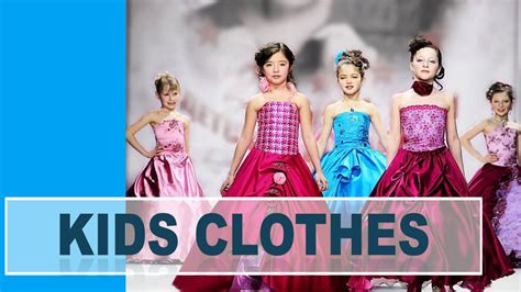 Kids Designer Clothes 2015 2016 Girls Dresses Models Youtube
