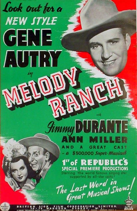 Melody Ranch (1940) - GENE AUTRY, JIMMY DURANTE, ANN MILLER