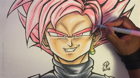 Goku training manga by kakarules on deviantart. Drawing Goku Black Super Saiyan Rose | Dragon Ball Super ...