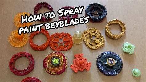 How To Spray Paint Metal Fight Beyblades Youtube