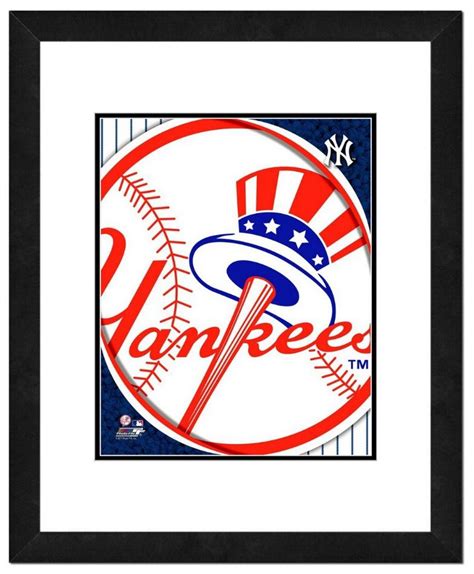 Photo File New York Yankees Team Logo Framed Print Picture Artwork