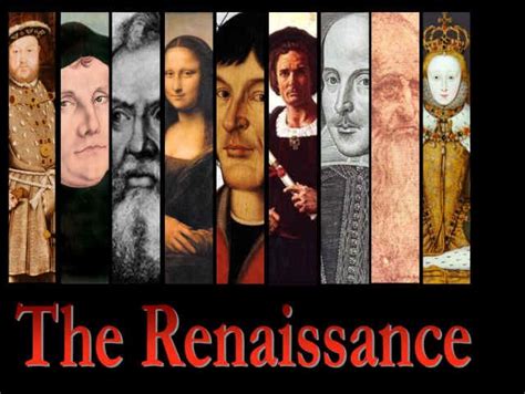 Renaissance Era The Age