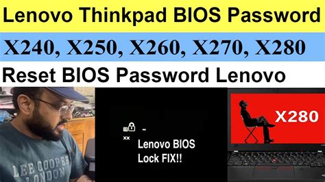 How To Reset Bios Password Lenovo Thinkpad X X X X X