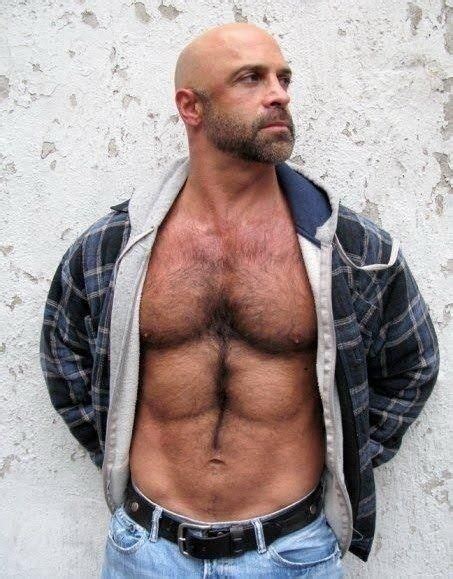 daddy hairy hunks hot hunks hairy men bald with beard bald man muscles hommes sexy