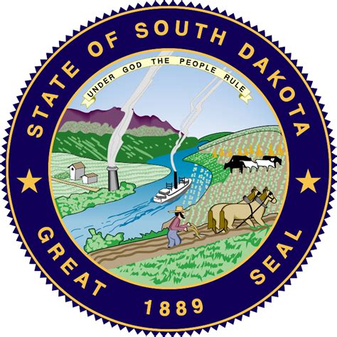 South Dakota State Seal Png And Svg Vector Freebie Supply