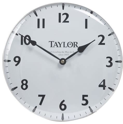 Taylor Precision 12 Poolpatio Clock 166 Contemporary Outdoor