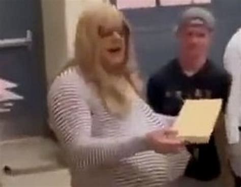 Trans Teacher With Z Size Prosthetic Breasts Dresses As Man Outside Of School Neighbor Says