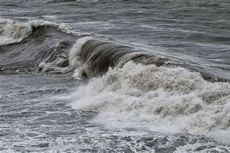 Sea Storm On The Shore Stock Photo Image Of Danger Dangerous 34491520