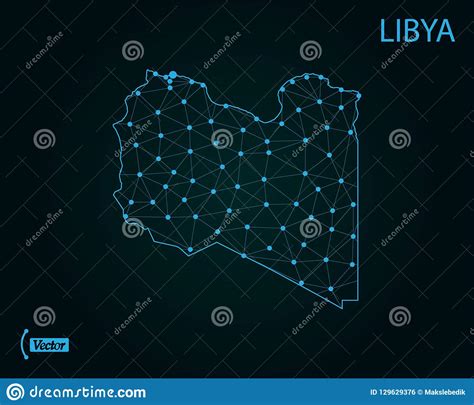 Map Of Libya Vector Illustration World Map Stock Illustration