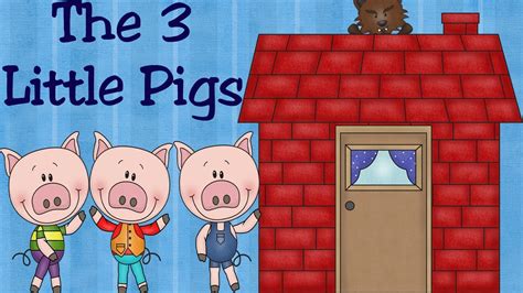 The Three Little Pigs And The Big Bad Wolf Fairy Tale Story For