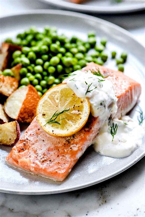 Salmon is the perfect fish to start with if you are exploring and experimenting with baking fish and the options for marinade is really endless. Baked Salmon Recipes with Creme Fraiche | foodiecrush.com ...
