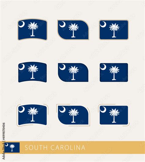 Vector Flags Of South Carolina Collection Of South Carolina Flags