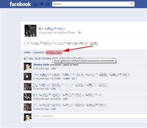 When you add someone as a friend on facebook, you're automatically following them. Unfollow Facebook Posts after Commenting