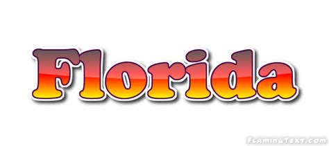 Florida Logo Free Name Design Tool From Flaming Text