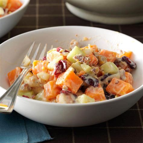 Sweet Potato Salad With Orange Dressing Recipe Salad With Sweet Potato Salad Side Dishes