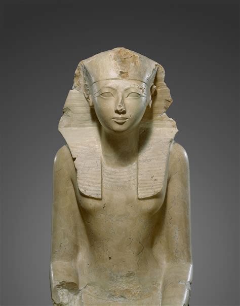 Seated Statue Of Hatshepsut New Kingdom The Metropolitan Museum Of Art