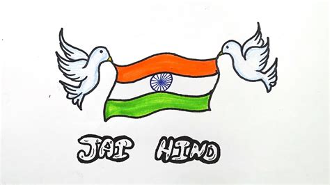Easy Drawing For Republic Day How To Draw Republic Day Drawing