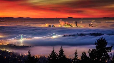 Foggy Vancouver Photo Gallery Bc News