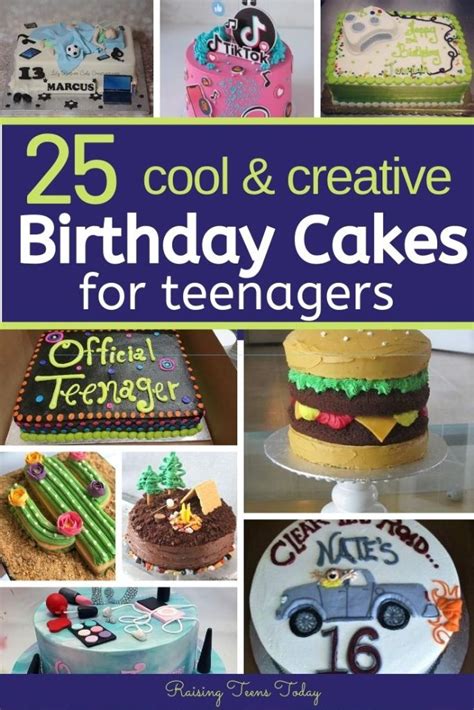 25 Amazing Birthday Cakes For Teenagers You Have To See Raising Teens