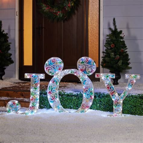 Disney Mickey Mouse 3051 In Joy Yard Decoration With White Led Lights