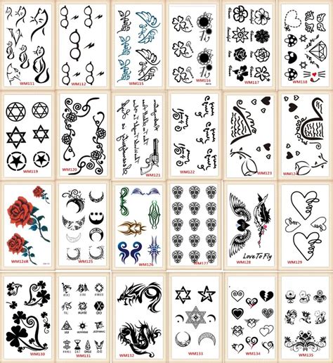 20 Models Lot Tattoo Sex Products Temporary Tattoo For Man And Woman Waterproof Stickers Wsh111