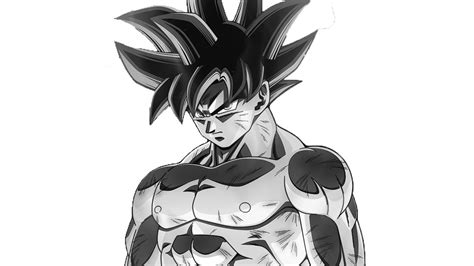 Goku Ultra Instinct Black And White Images And Photos Finder