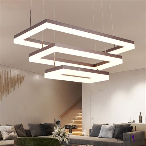 Maybe you would like to learn more about one of these? Modern Adjustable Pendant Lighting Frosted LED Rectangular ...