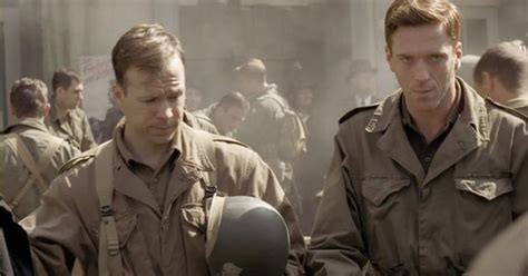 Wahlberg explained to his wife during the interview that mark's introduction struck a cord because it reminded him of the band s very first show where his brother was also the one to call them up on. Donnie Wahlberg & Damian Lewis | Band of Brothers ...