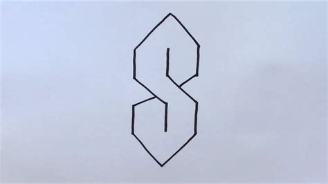 How To Draw The S Symbol ️ Youtube
