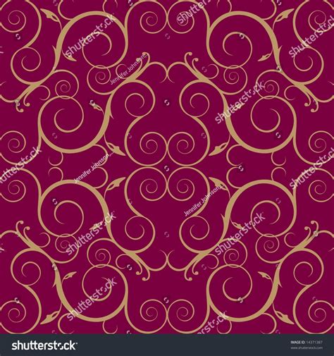 Cotton and pinecones placed in a tray or in a bowl can be also a nice idea to style a dining room console. Vector Floral Vine Pattern Wallpaper Maroon Stock Vector ...