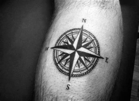 50 Simple Compass Tattoos For Men 2024 Inspiration Guide Compass