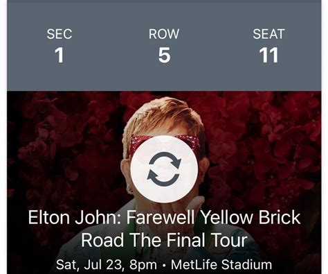 Elton John Concert Tickets In Nj