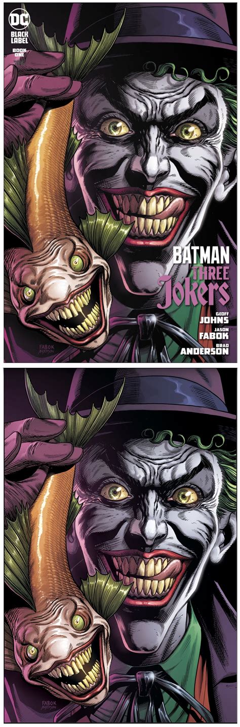Jason Fabok Brad Anderson Batman Three Jokers 1 Joker Fish