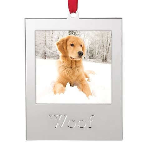 Chunky barn wood picture frames,8 color choices,4x6 to 16x24 pictures. Dog Photo Frame Ornament | Lenox Christmas Ornament ...