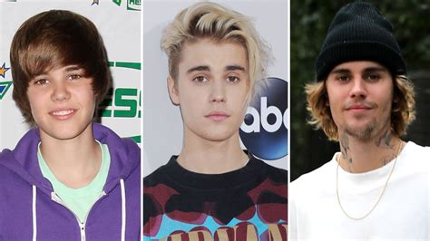 Justin Bieber Transformations Photos Of The Singer Young Vs Now